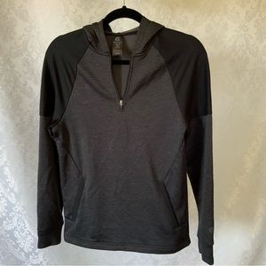 Champion C9 Half Zip Hoodie Boys Gray and Black